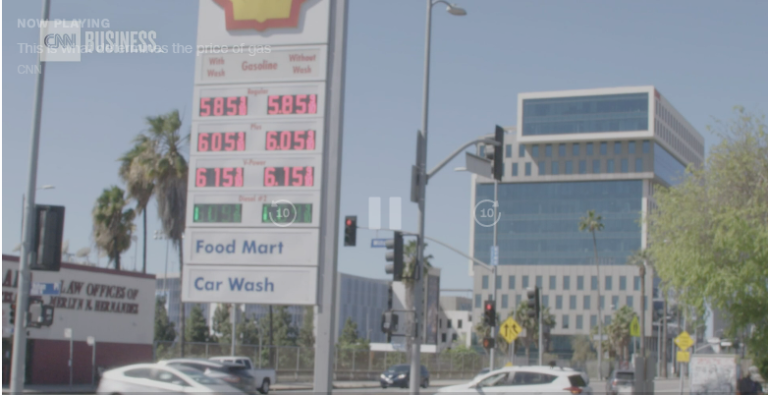 Gasoline Prices Hit A New Record High.