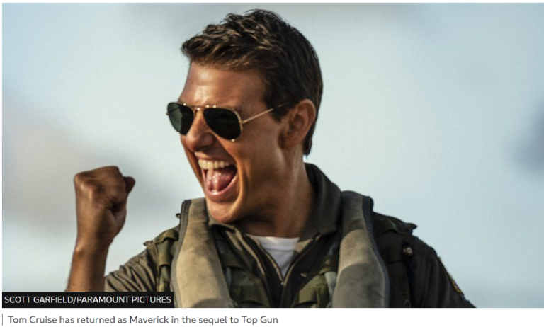 Tom Cruise, First At Hollywood’s Box Office And Grossing Over $100m, Called Tom Cruise’s Top Gun A Maverick.