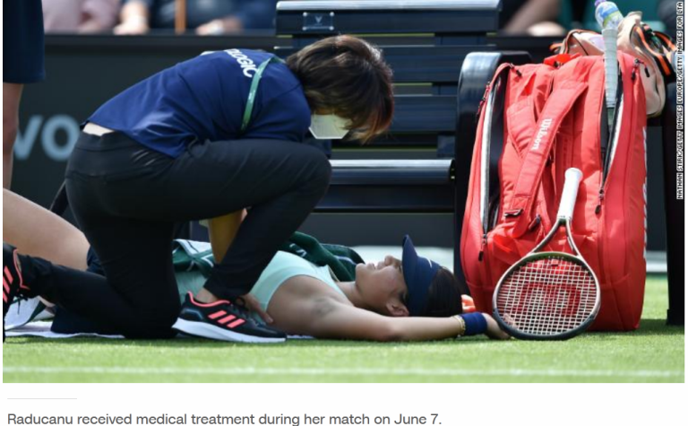 Mary Raducanu Doesn't Know Much About Wimbledon After Injuring Her Ankle In A Fall.