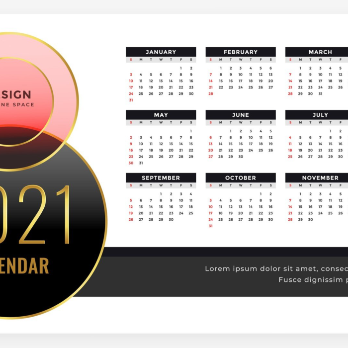 calendar business cards